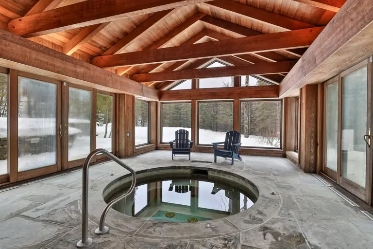 The hot tub room.
